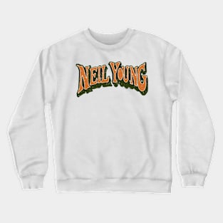 Neil Young - Typography Crewneck Sweatshirt